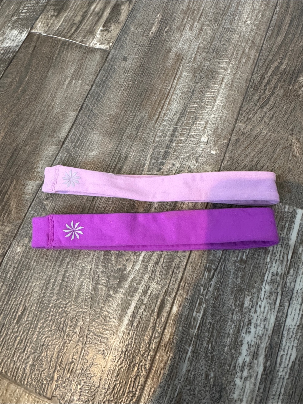 Athleta Pink and Purple Athletic Headbands (2)